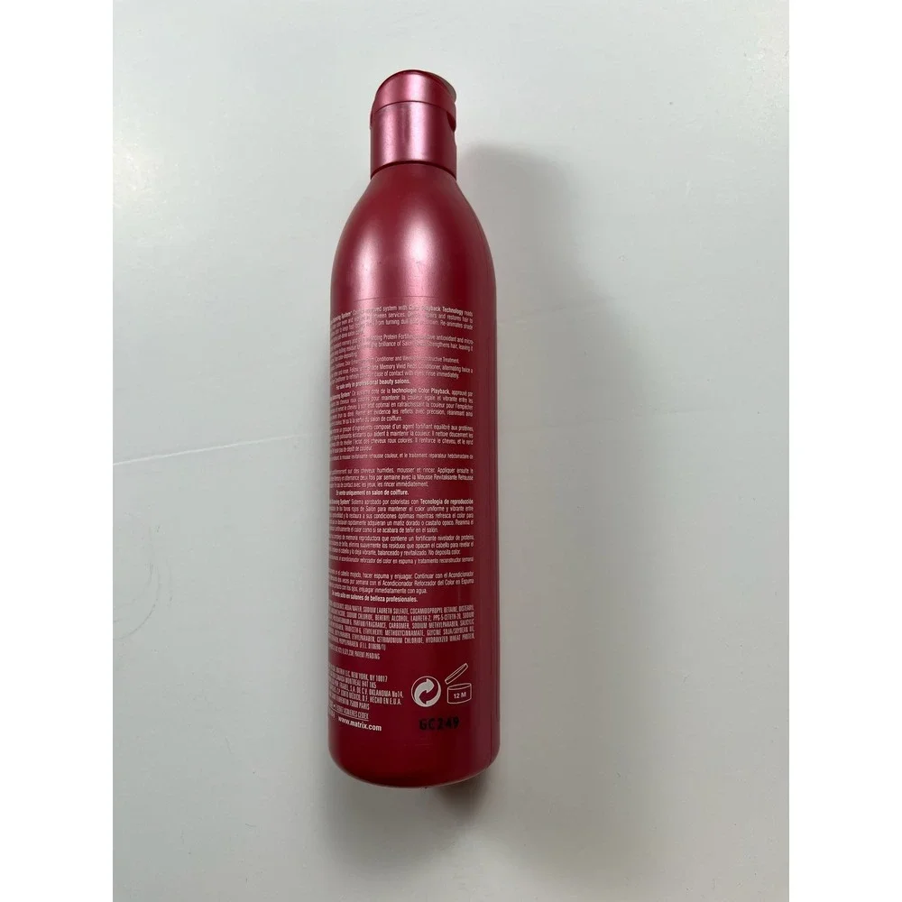 Matrix Shade Memory Vivid Reds‎ Balancing System Shampoo 13.5 oz 400 ml NEW